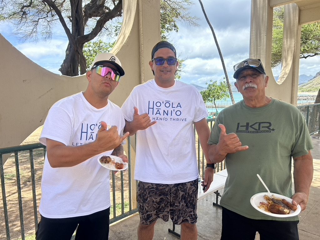 Friends at Hoʻōla Hāniʻo Community Day